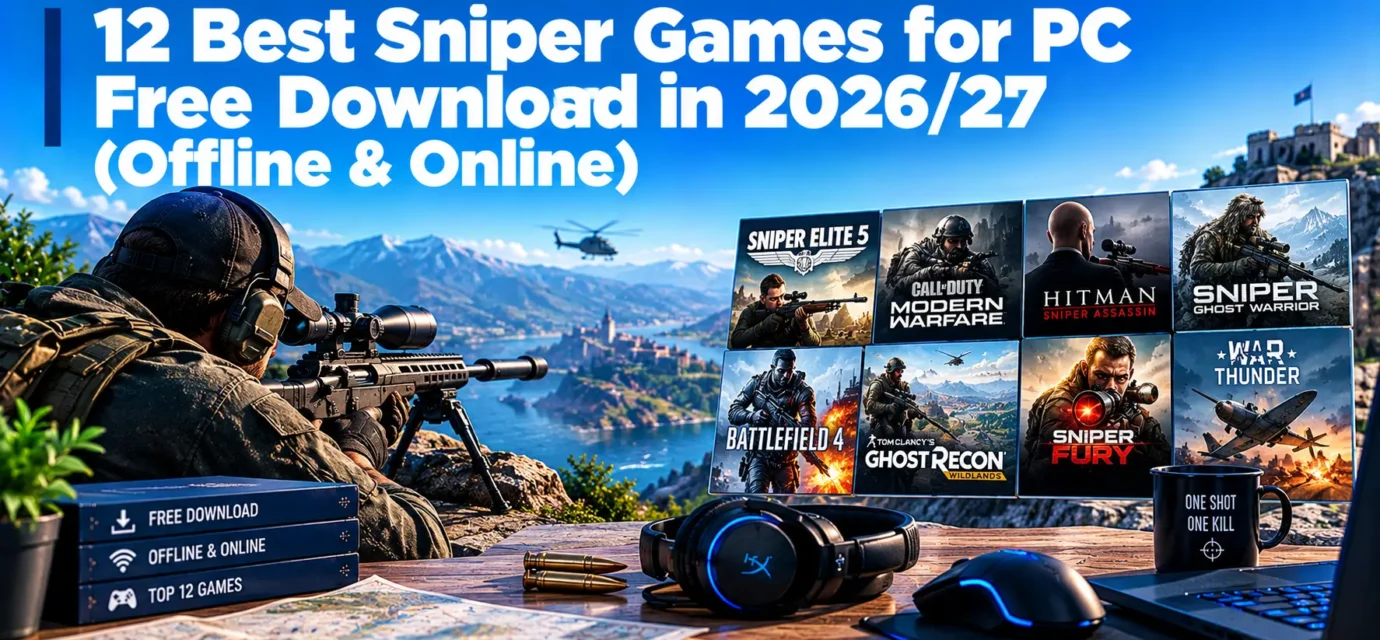 12 Best Sniper Games for PC Free Download in 2026/27 (Offline & Online)