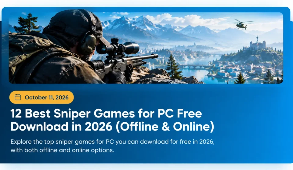 12 Best Sniper Games for PC Free Download in 2026 (Offline & Online)