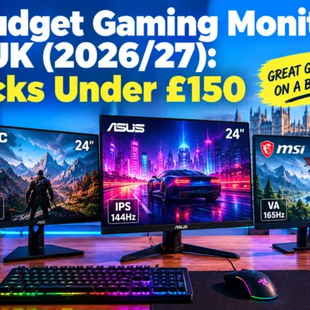 Best Budget Gaming Monitors in the UK (2026): Top Picks Under £150