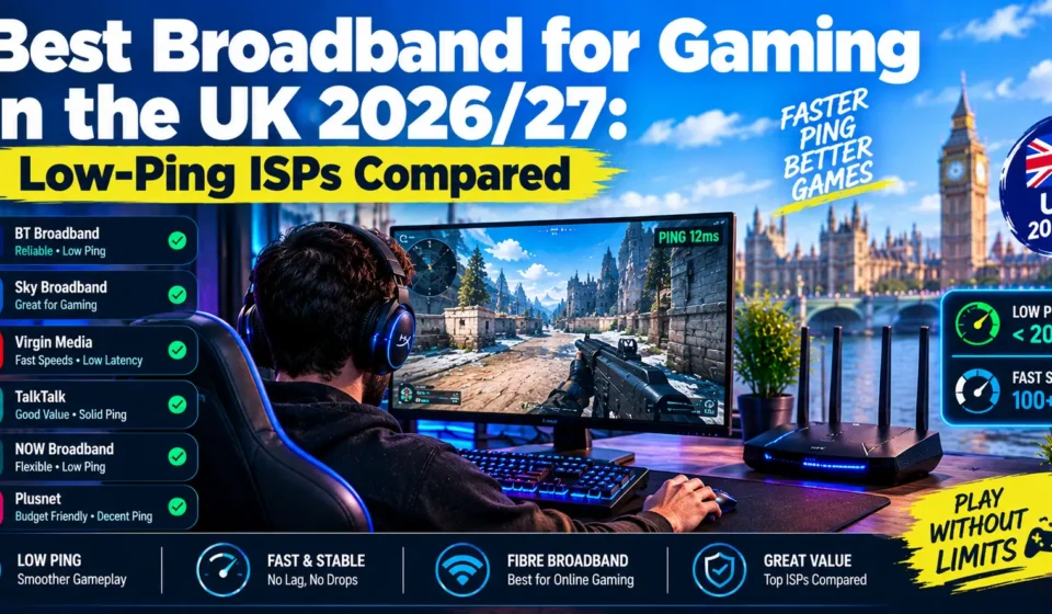 Best Broadband for Gaming in the UK 2026/27: Low-Ping ISPs Compared