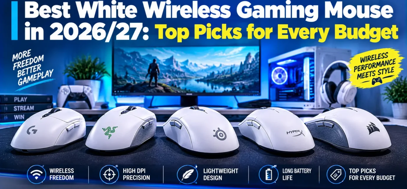 Best White Wireless Gaming Mouse in 2026/27: Top Picks for Every Budget