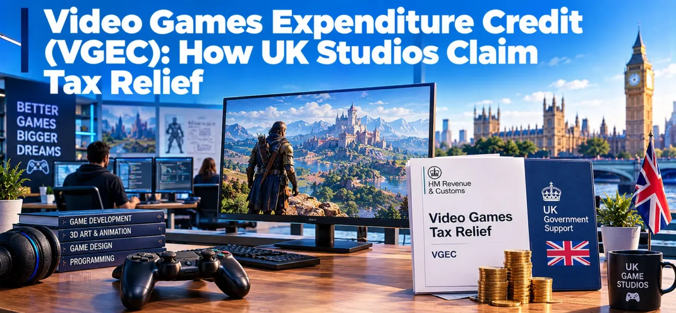 Video Games Expenditure Credit (VGEC): How UK Studios Claim Tax Relief