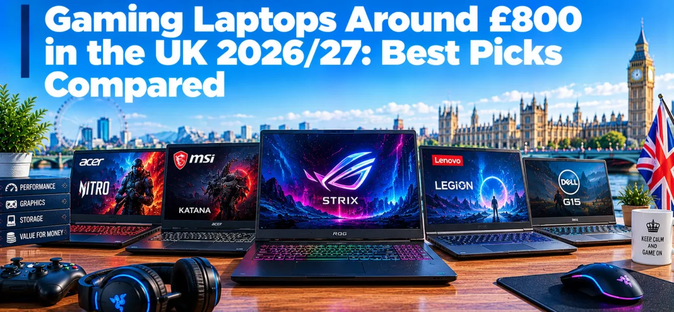 Gaming Laptops Around £800 in UK 2026: Best Picks Compared