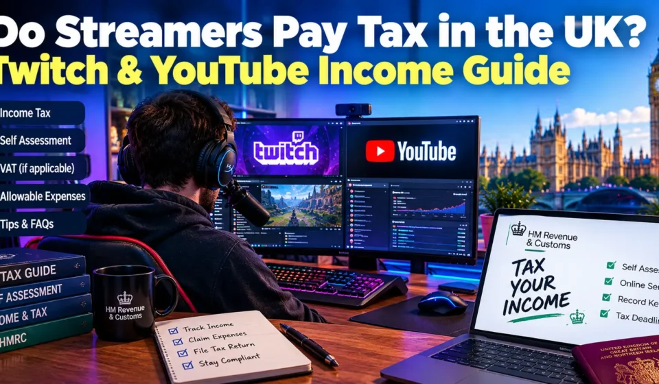 Do Streamers Pay Tax in the UK? Twitch & YouTube Income Guide